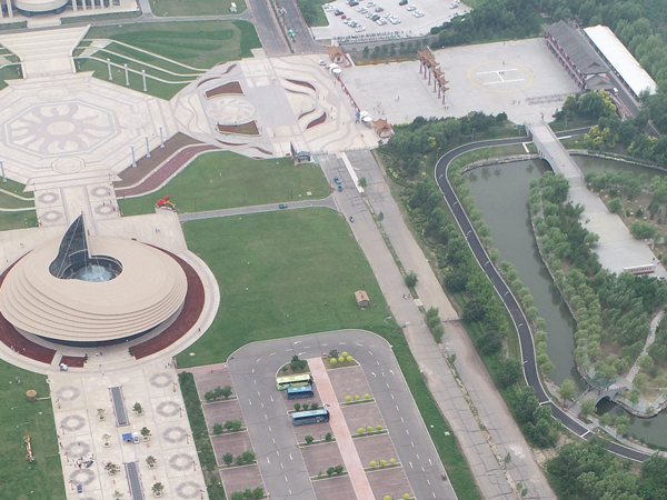 大安市嫩江湾旅游区七月初，上侧南门区域